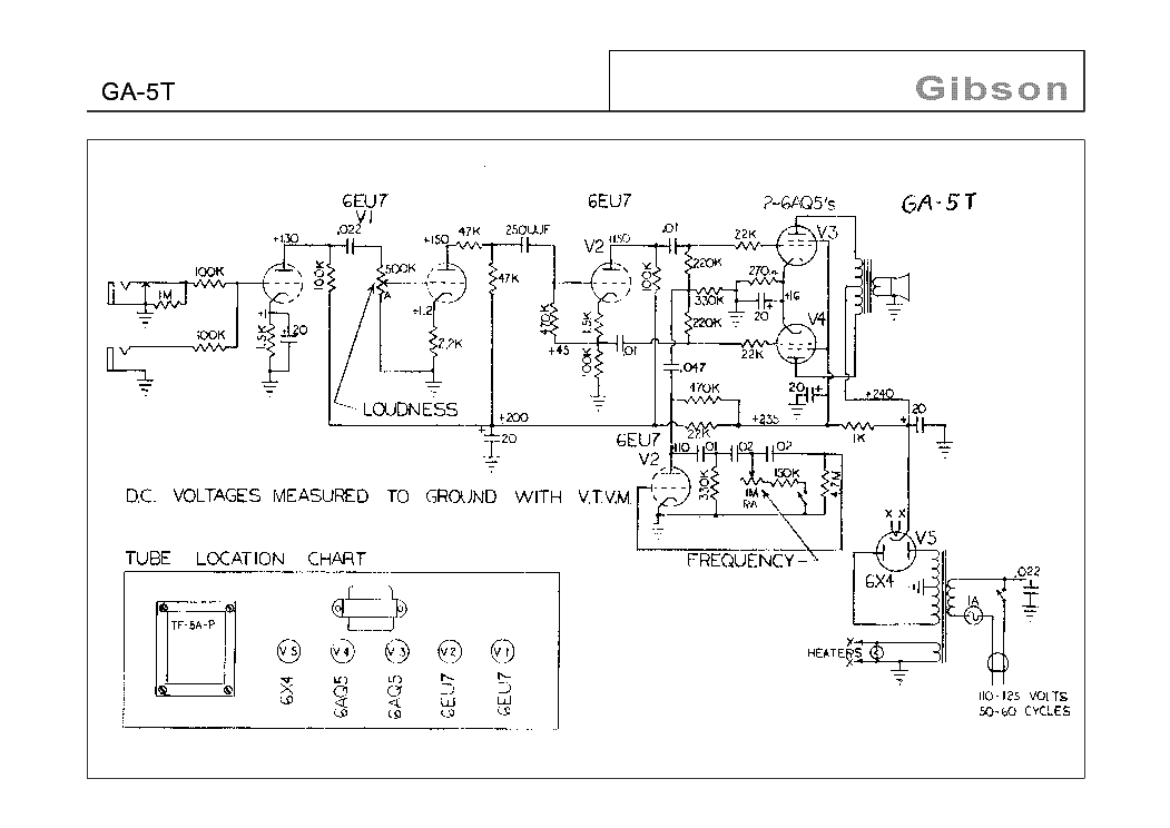 gibson skylark ga-5t schematic